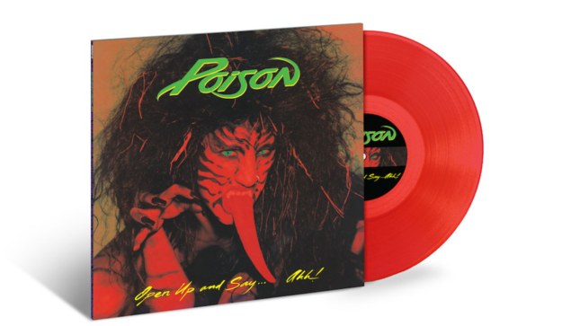 POISON - 30th Anniversary Red Vinyl Edition Of Open Up And Say… Ahh! Album Available