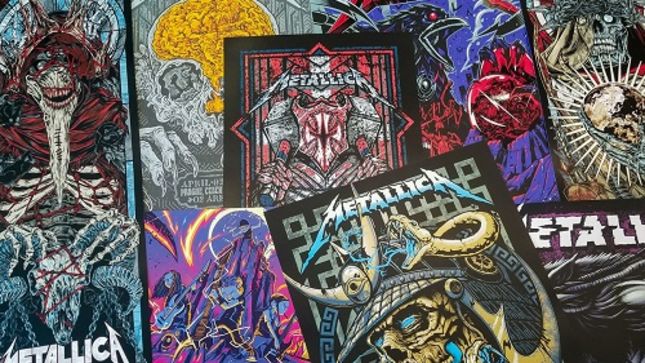 METALLICA - Official Screen Printed Concert Posters From Leg 4 Of European WorldWired Tour On Sale May 3rd