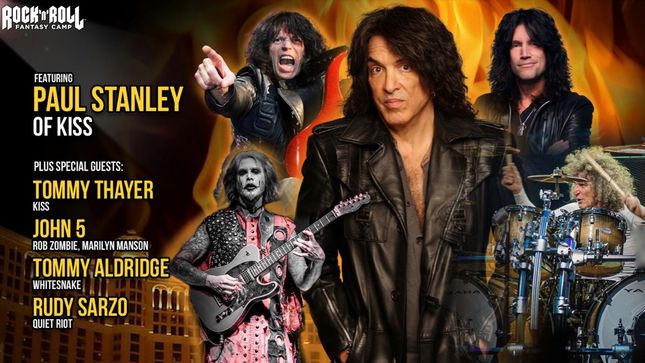 Rock 'N' Roll Fantasy Camp Announces Final Dates For 2018 - PAUL STANLEY With TOMMY THAYER, JOHN 5 In October, JOE PERRY And JASON BONHAM In November