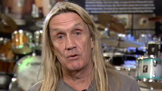 IRON MAIDEN - Video Of Drummer NICKO MCBRAIN Visiting His Drum One Store For The First Time