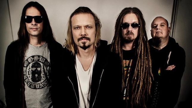 FLAT EARTH Featuring Former HIM, AMORPHIS Members Release "Cyanide" Lyric Video; None For One Album Details Revealed