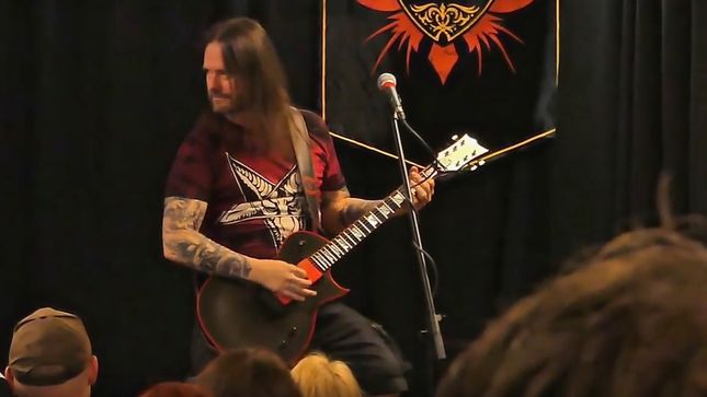 SLAYER / EXODUS Guitarist GARY HOLT Takes Part In Rock City Music Company In-Store Event; Video