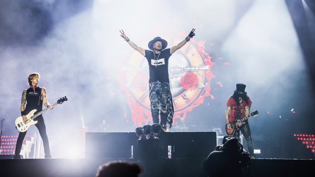 GUNS N' ROSES Share Behind-The-Scenes Video From European Tour
