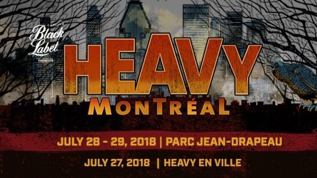 Heavy Montréal 2018 - Daily Schedules Revealed