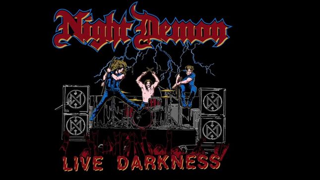NIGHT DEMON Streaming "Screams In The Night" From Upcoming Triple Live Album, Live Darkness