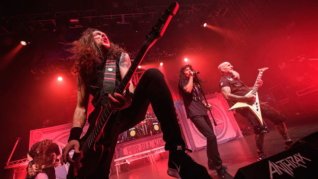 ANTHRAX To Begin Working On New Material In Early-2019; "We Have Some Tentative Time That We've Got Booked In January," Says Bassist FRANK BELLO