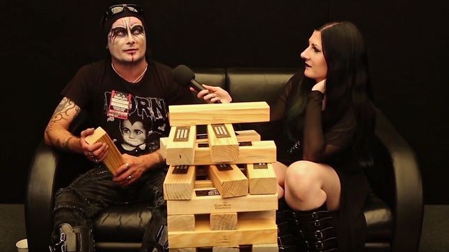 CRADLE OF FILTH Members Answer Questions In Game Of Download Jenga; Video