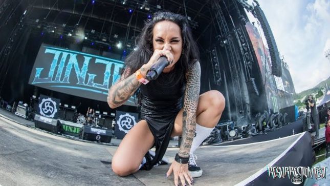 JINJER - Pro-Shot Live Video Of "Captain Clock" From Resurrection Fest 2018 Posted