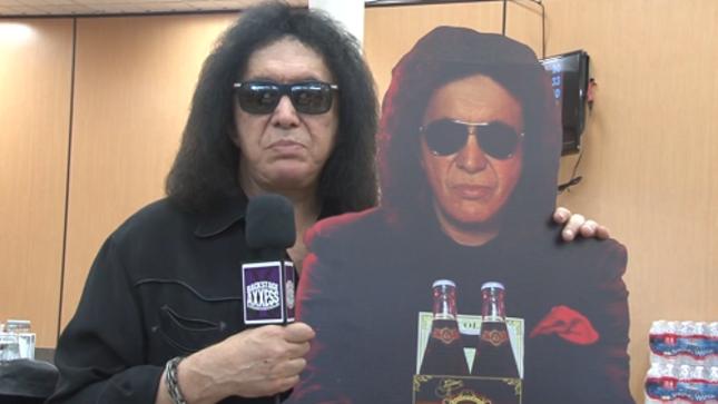 GENE SIMMONS Talks Moneybag Soda In Video Interview - "It Ain't Bad For You"