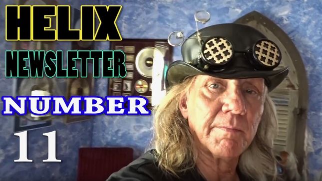 HELIX Leader BRIAN VOLLMER Releases Video Newsletter #11: Inside Planet Helix, New Music