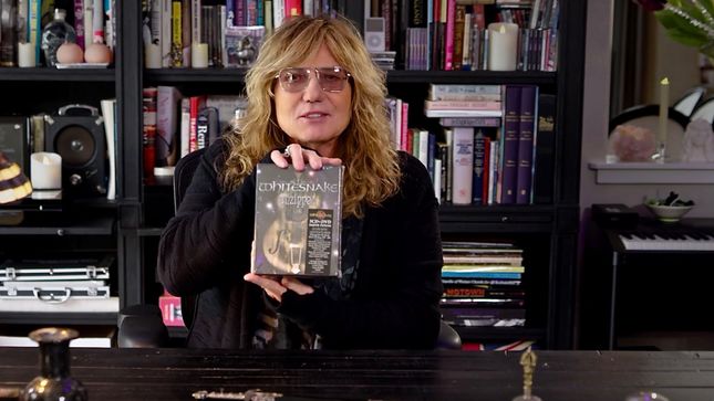 WHITESNAKE Singer DAVID COVERDALE Unboxes Unzipped: Super Deluxe Edition 5CD/DVD Collection; Video