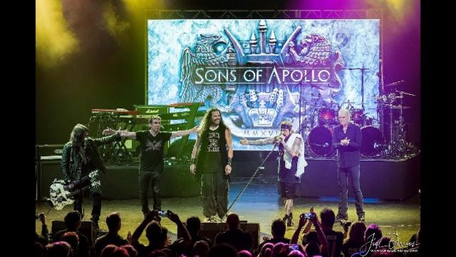 SONS OF APOLLO Drummer MIKE PORTNOY Posts Scenes From Band's First Ever Paris Show (Video)