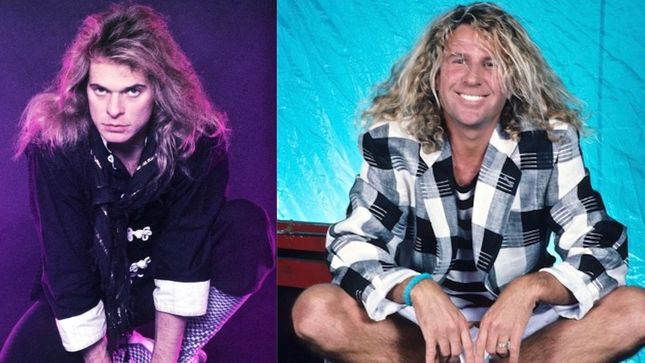VAN HALEN - Iconic DAVID LEE ROTH And SAMMY HAGAR Images Available From Rock Scene Auctions; Video Interview Streaming