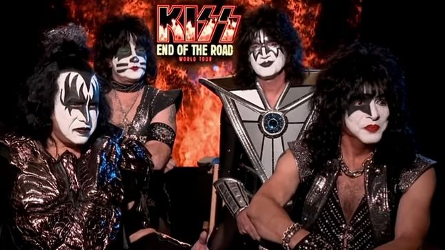 KISS Frontman PAUL STANLEY On Farewell World Tour - "As Much As We'd Love To Do This Forever, We Want To Do It As Long As We Can Be Great At It... And We Still Are"; Video