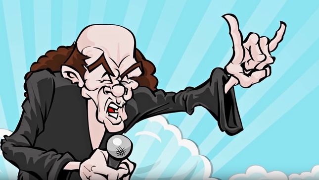 IRON MAIDEN - Animator VAL ANDRADE's “Heaven Can Wait” Cartoon Clip Features RONNIE JAMES DIO, STEVE CLARK, RANDY RHOADS, LEMMY And Others