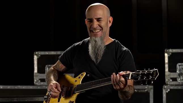 SCOTT IAN Showcases MALCOLM YOUNG Signature Jet Guitar - "There Is Just An Instant Rush Anytime I Hear AC/DC," Says ANTHRAX Guitarist (Video)