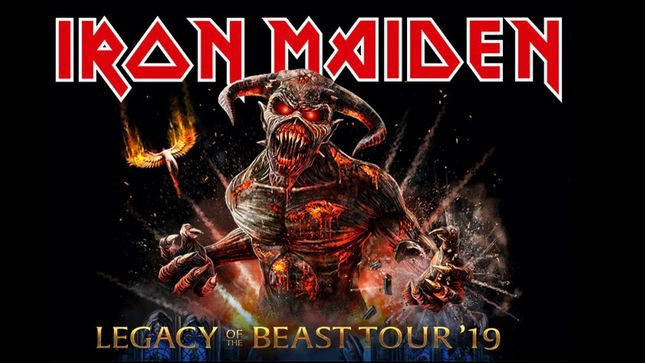 IRON MAIDEN Announces Legacy Of The Beast North American Tour 2019