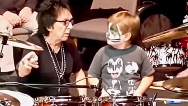 PETER CRISS - Original KISS Drummer Gives Tips To Young Fan; Video