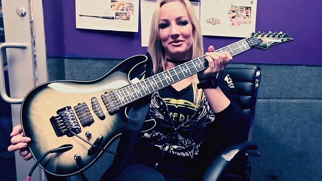 NITA STRAUSS Guests On Upcoming Debut From OVER IT ALL Featuring LAMB OF GOD, ANIMALS AS LEADERS, SWORN ENEMY Members - "It Was A Pleasure To Watch The Best Female Guitarist In The World Make Our Record A Lot Better"