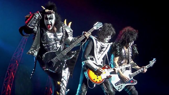 KISS Co-Founder GENE SIMMONS - "We Are The Hardest Working Band In Show Business, Period"; Video