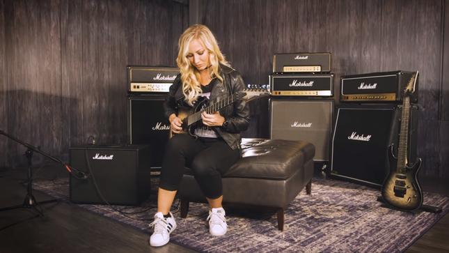 NITA STRAUSS Streaming “Our Most Desperate Hour” Guitar Playthrough Video