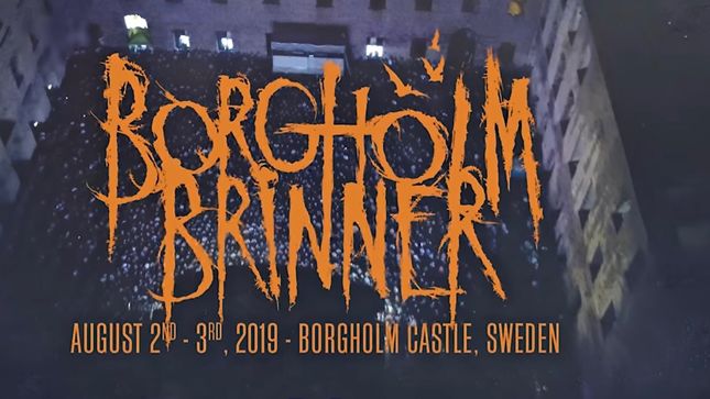 IN FLAMES Announce 2nd Annual Borgholm Brinner Music Festival; Band Shares New Music Teaser