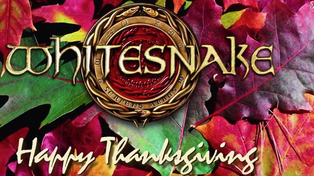 WHITESNAKE Members Offer Thanksgiving Greetings; Video