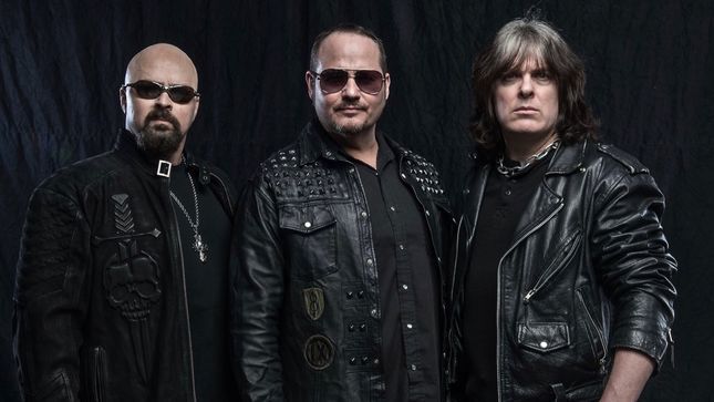 THE THREE TREMORS Featuring TIM "RIPPER" OWENS, SEAN PECK And HARRY CONKLIN - "This Is Bringing That Urban Legend To Life And Making It Real" (Video)