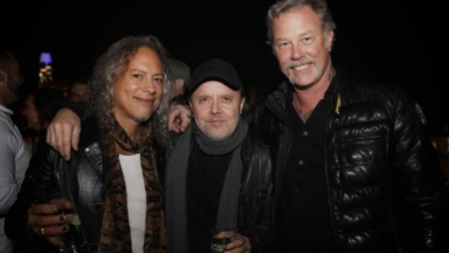 METALLICA Attend Launch Of Signature Blackened Whiskey In San Francisco