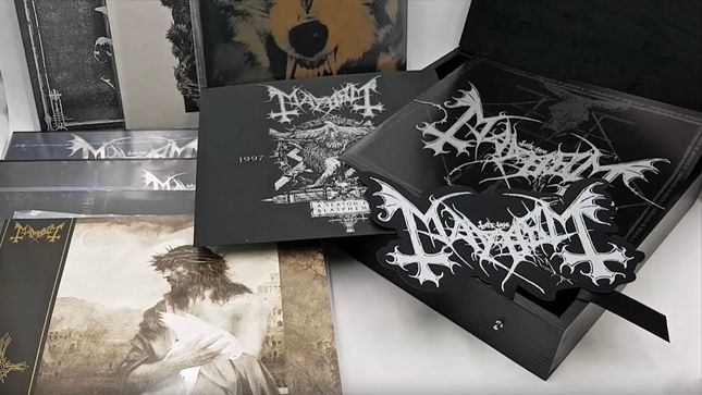 MAYHEM Release Unboxing Video For A Season In Blasphemy LP Boxset