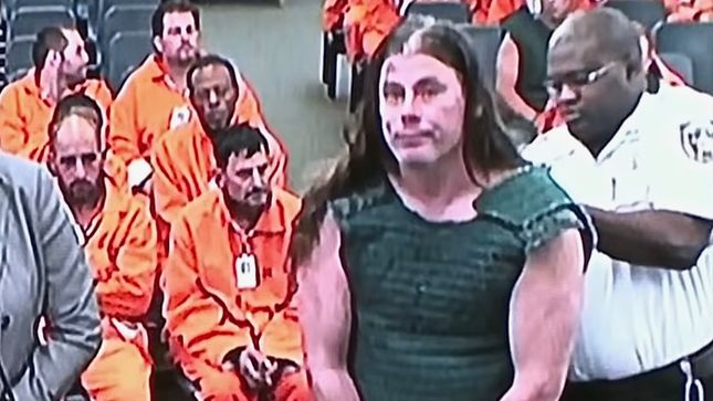 Update: CANNIBAL CORPSE Guitarist PAT O'BRIEN Makes Court Appearance Wearing Anti-Suicide Vest; Bail Set At $50,000 Pending Drug Test (Video)