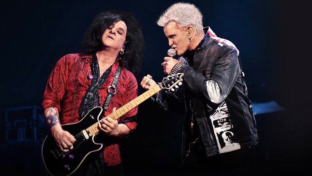 BILLY IDOL & STEVE STEVENS To Perform As Duo On "Turned On, Tuned In And Unplugged" Tour; "To Be A Lover" Live At Third Man Records Video Streaming