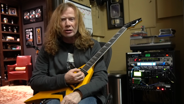 MEGADETH - DAVE MUSTAINE Films New Invite Video For EXPERIENCE HENDRIX Tour