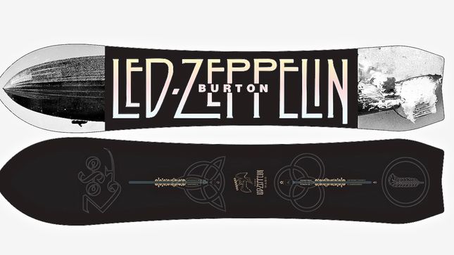 LED ZEPPELIN Releases "Misty Mountain Hop" Snowboard In Celebration Of 50th Anniversary