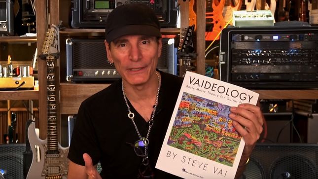 STEVE VAI Releases First Music Theory Book; "You Don't Have To Know Music Theory To Be An Effective Musician" (Video)
