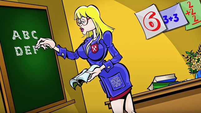 IRON MAIDEN - Animator ANDRADE Releases “Women In Uniform” Cartoon - BraveWords