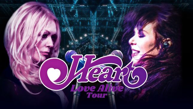 HEART Announce Return To The Road With Massive "Love Alive" Summer Tour; JOAN JETT & THE BLACKHEARTS, ELLE KING, SHERYL CROW Among Special Guests
