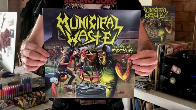 MUNICIPAL WASTE - The Art Of Partying Limited Edition Vinyl Reissue Due In May; Unboxing Video Streaming