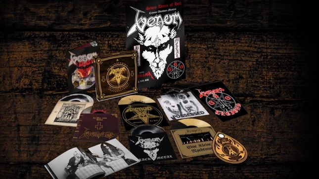 VENOM Release Unboxing Video For In Nomine Satanas 40th Anniversary Deluxe Vinyl Boxset