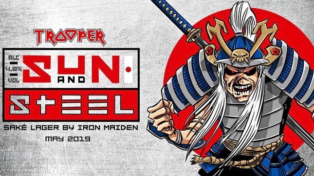 IRON MAIDEN And Robinsons Brewery Unveil Trooper Sun And Steel: A New Saké Infused Lager