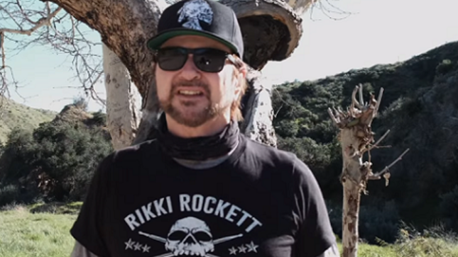 POISON Drummer RIKKI ROCKETT Uploads New Vlog - "The Tree Of Death"
