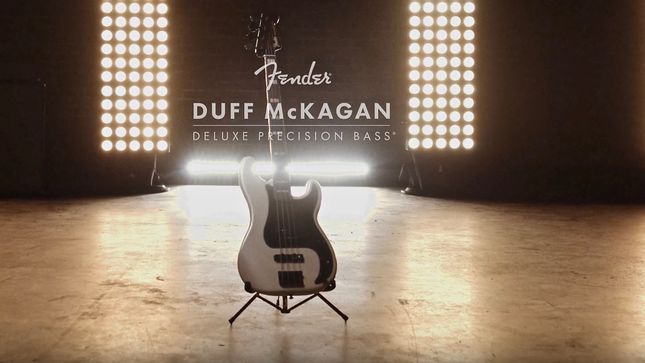 DUFF McKAGAN Announces Fender Signature Deluxe Precision Bass; Video
