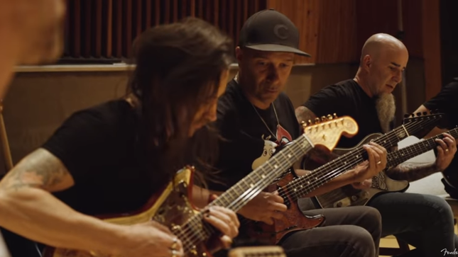EXTREME’s NUNO BETTENCOURT, ANTHRAX’s SCOTT IAN, TOM MORELLO Test Out Fender’s Game Of Thrones Sigil Collection; Video
