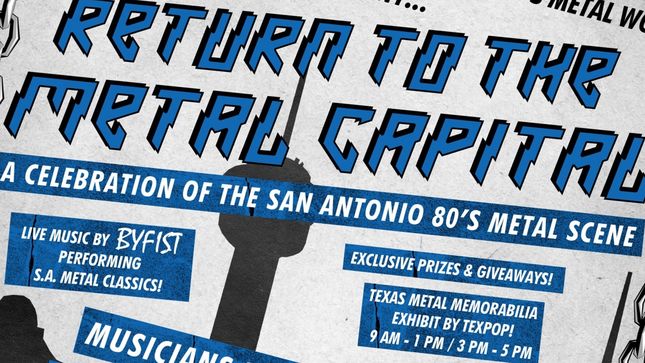Return To The Metal Capital - HELSTAR, JUGGERNAUT, S.A. SLAYER Members To Take Part In San Antonio ‘80s Metal Presentation