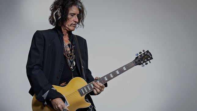 AEROSMITH - Gibson Unveils JOE PERRY "Gold Rush" Les Paul Axcess