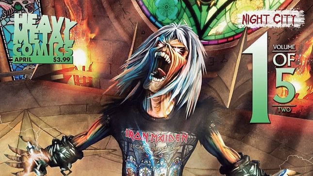 IRON MAIDEN - Issue #1 Of Legacy Of The Beast Comic Book (Vol. 2) Available