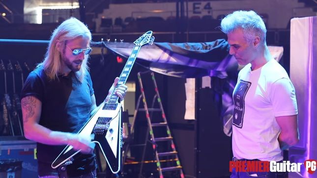 JUDAS PRIEST – Guitarist RICHIE FAULKNER And Bassist IAN HILL Show Off Their Gear; Rig Rundown Video Streaming