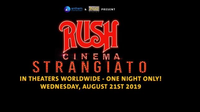 RUSH - Cinema Strangiato Film In Theatres Worldwide For One Night Only