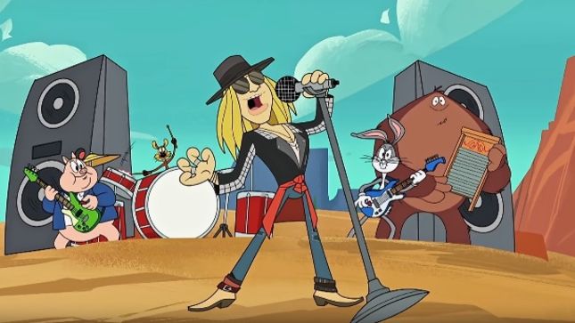 Looney Tunes Writers On Working With GUNS N' ROSES Frontman AXL ROSE For "Rock The Rock" - "He Couldn't Have Been Nicer"