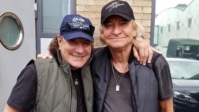 AC/DC Singer BRIAN JOHNSON Working On Music With EAGLES Guitarist JOE WALSH